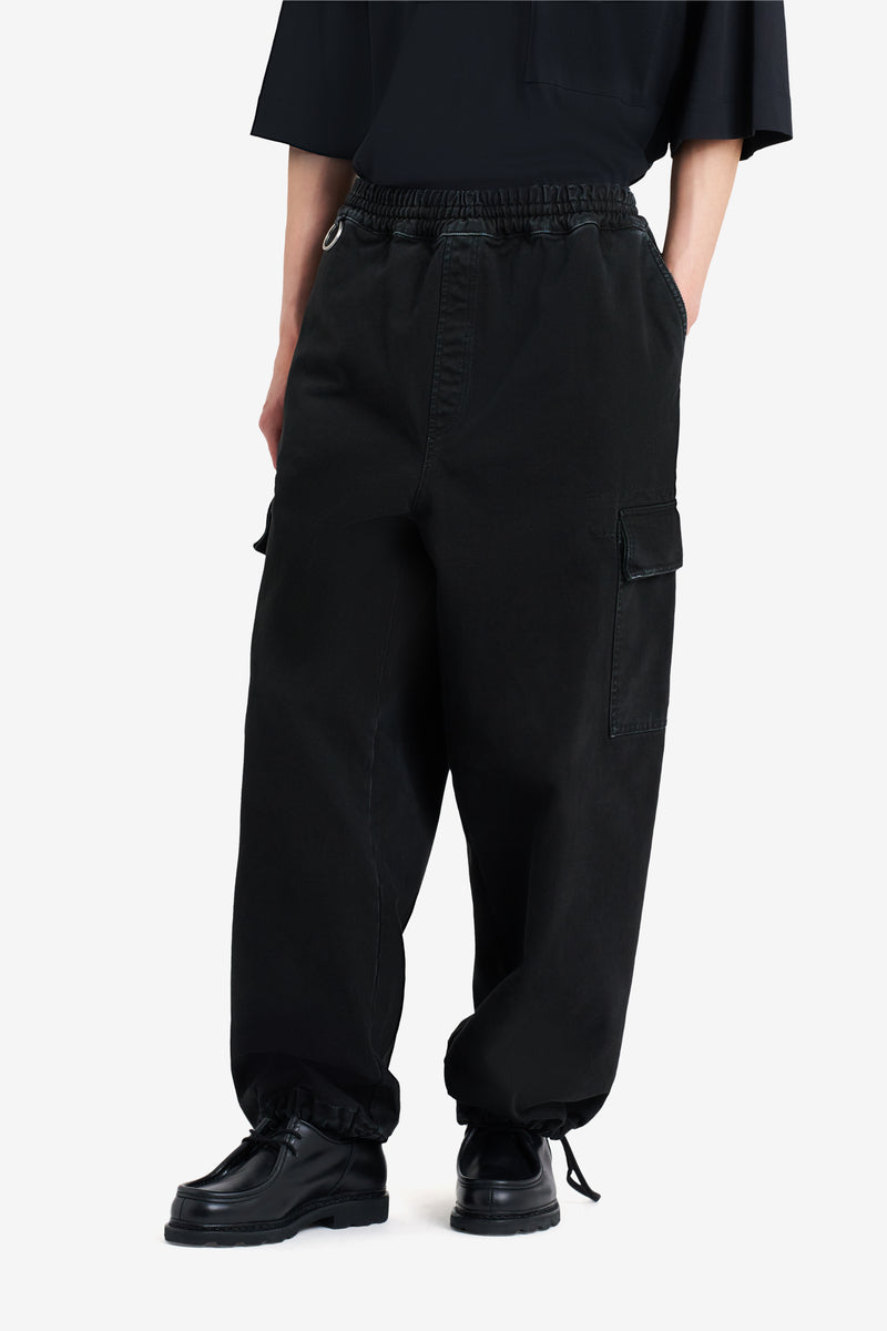 LOOSE CARGO PANT BLACK NOIR 3