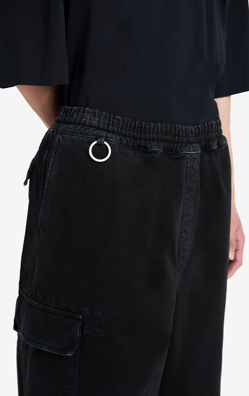 PANTALON CARGO AMPLE ETUDES STUDIO NOIR 4