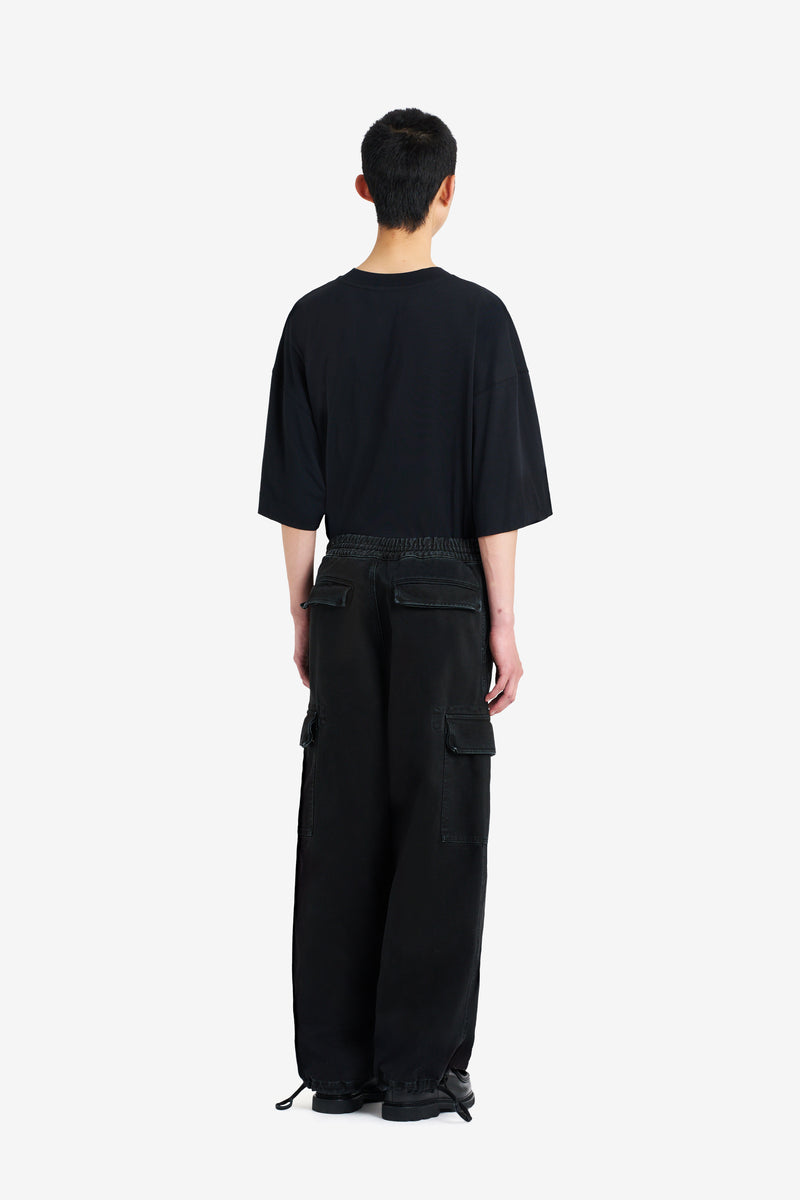 LOOSE CARGO PANT BLACK NOIR 5