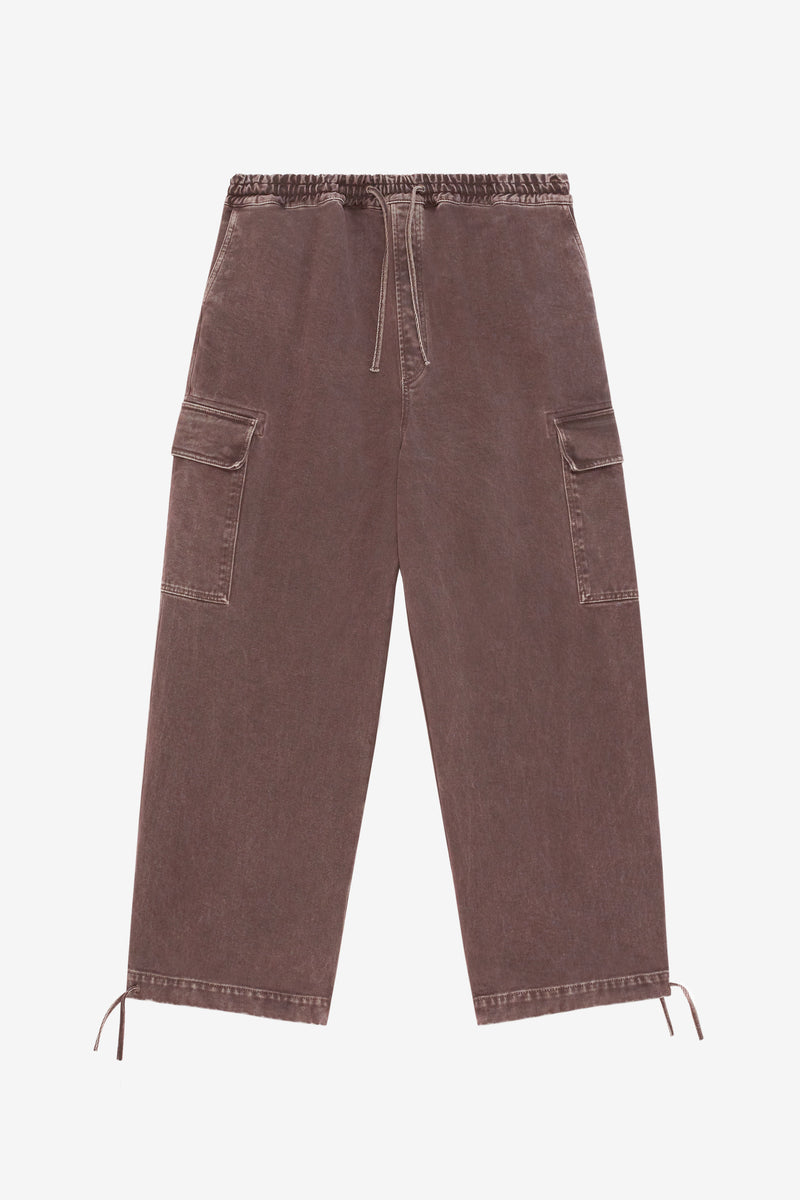 LOOSE CARGO PANT DARK BROWN BRUN 1
