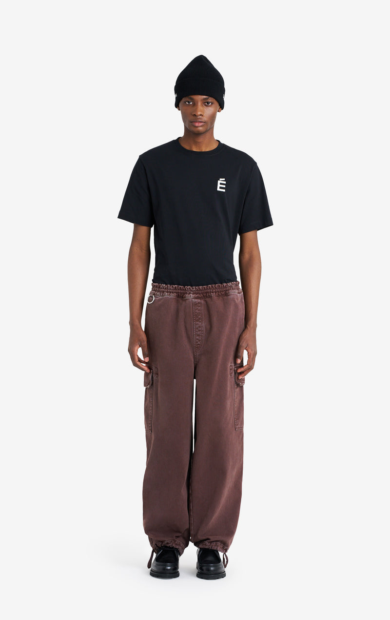 ETUDES STUDIO PANTALON CARGO AMPLE DK MARRON 2