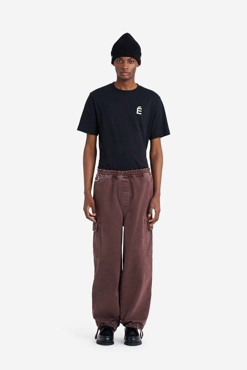 LOOSE CARGO PANT DARK BROWN BRUN 3
