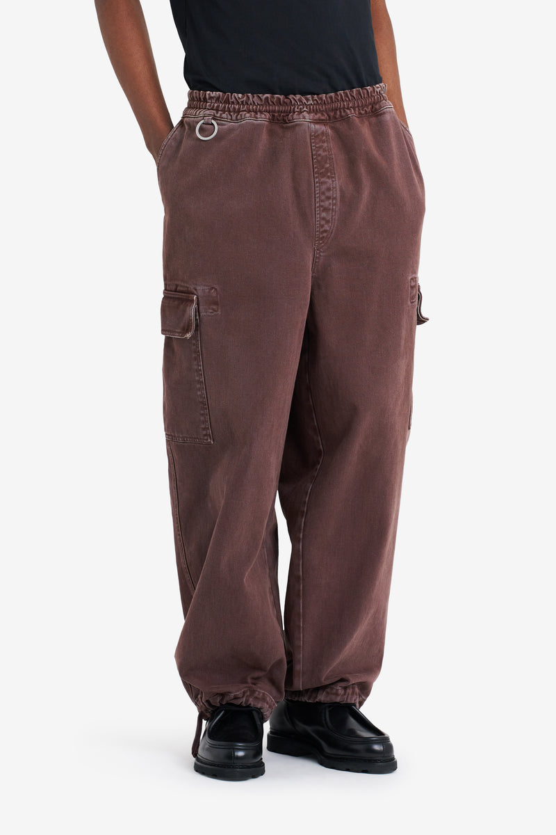 LOOSE CARGO PANT DARK BROWN BRUN 2