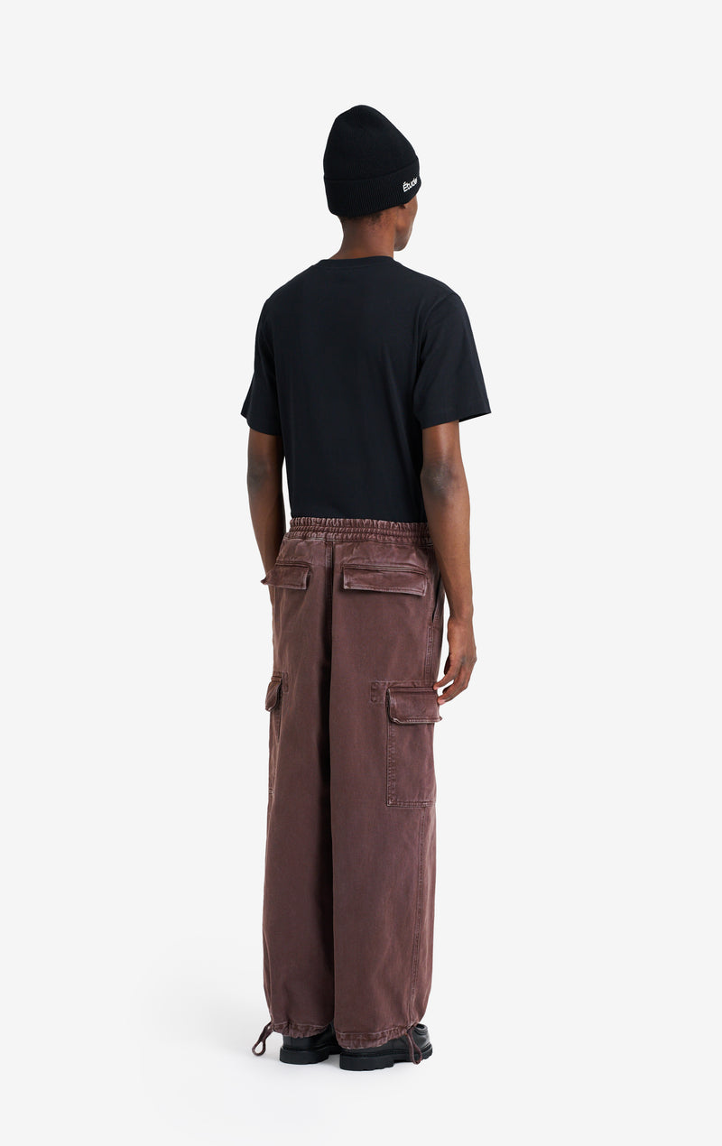 ETUDES STUDIO PANTALON CARGO AMPLE DK MARRON 5