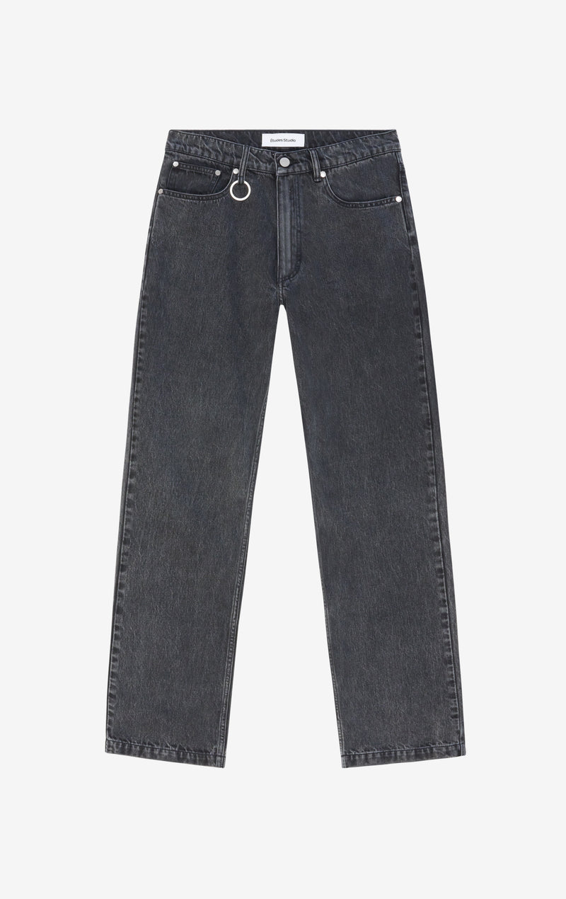 ETUDES STUDIO STRAIGHT JEANS PANT BLACK 1