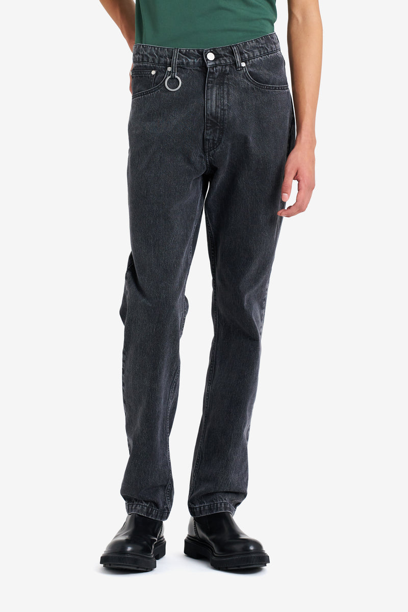 STRAIGHT JEANS PANT BLACK BLACK 3