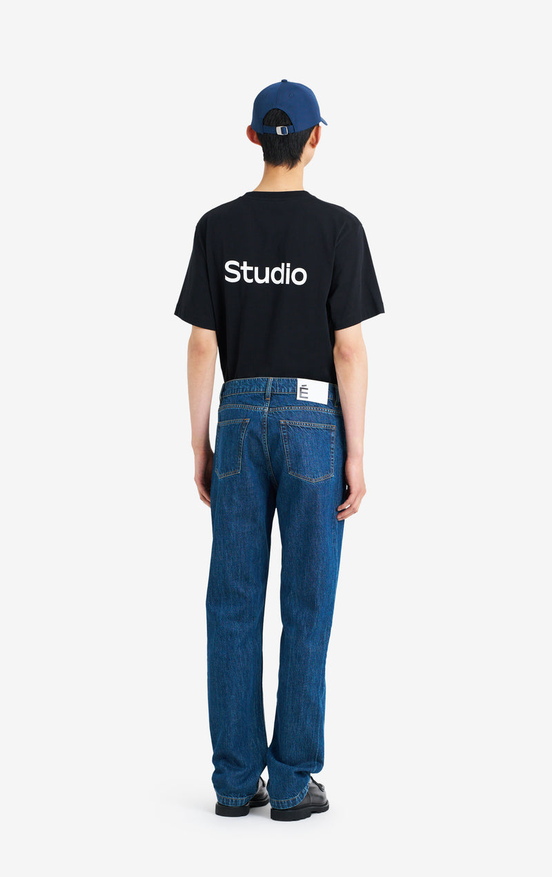 ETUDES STUDIO STRAIGHT JEANS PANT BLUE 5