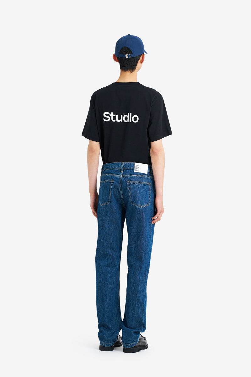 STRAIGHT JEANS PANT BLUE BLUE 5