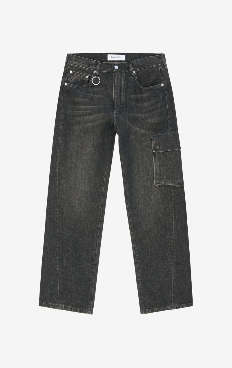 ETUDES STUDIO JEANS SIDE POCKET BLACK 1