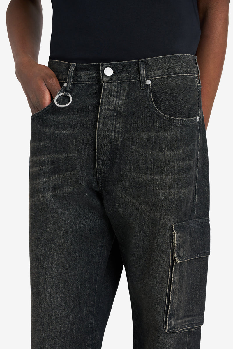 JEANS SIDE POCKET BLACK NOIR 4