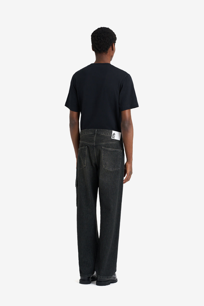 JEANS SIDE POCKET BLACK NOIR 5