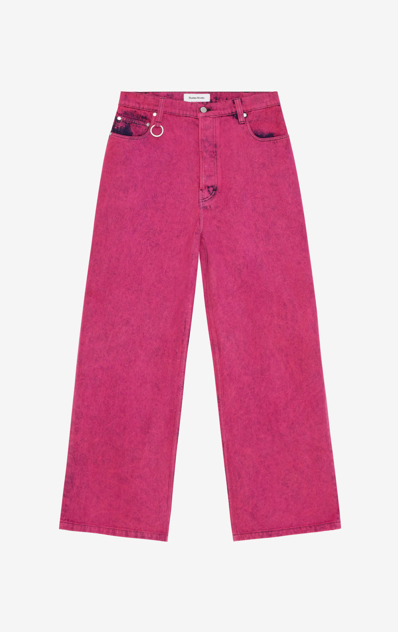 ETUDES STUDIO LOOSE JEANS PANT PINK 1