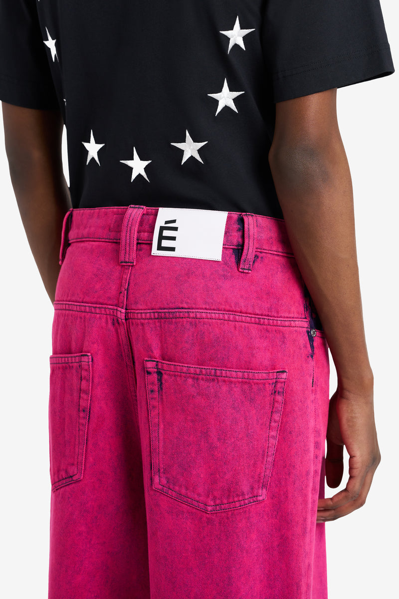 LOOSE JEANS PANT PINK FUCHSIA 6