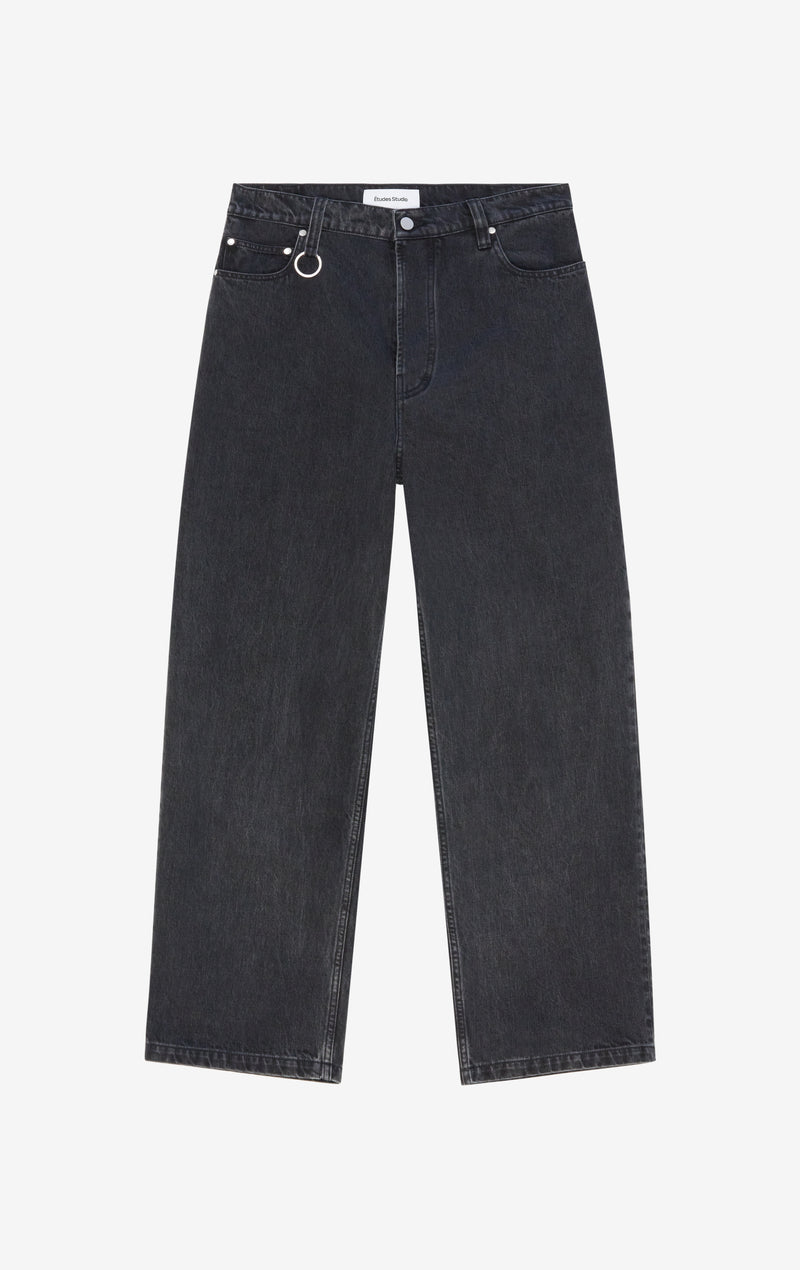 PANTALON JEANS AMPLE ETUDES STUDIO NOIR 1