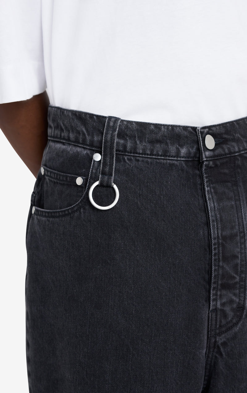 ETUDES STUDIO PANTALON JEANS AMPLE NOIR 4