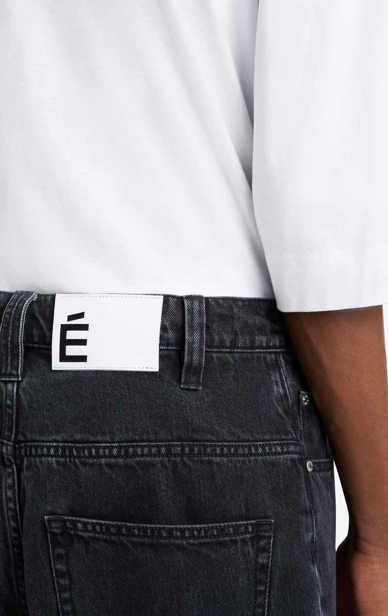 ETUDES STUDIO PANTALON JEANS AMPLE NOIR 5