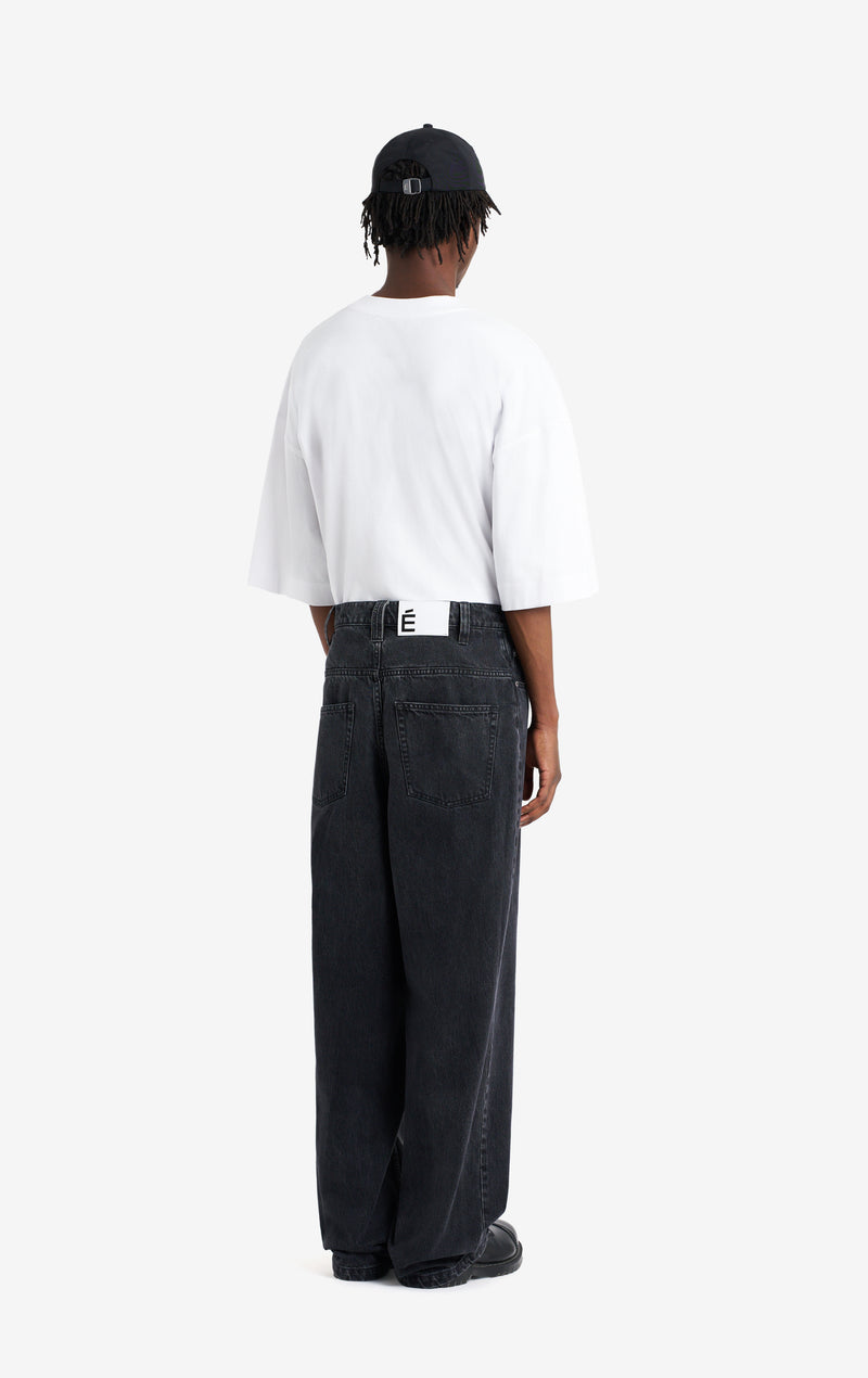 ETUDES STUDIO PANTALON JEANS AMPLE NOIR 6