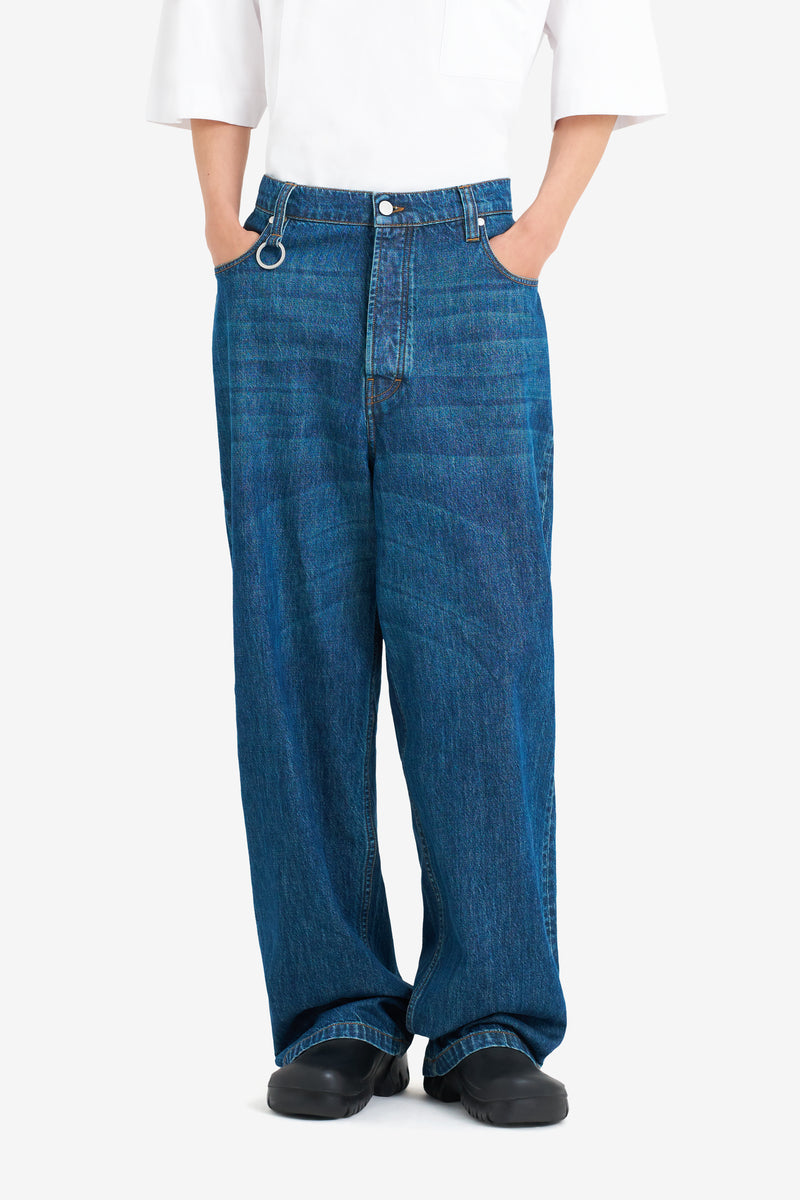 LOOSE JEANS PANT BLUE BLUE 3