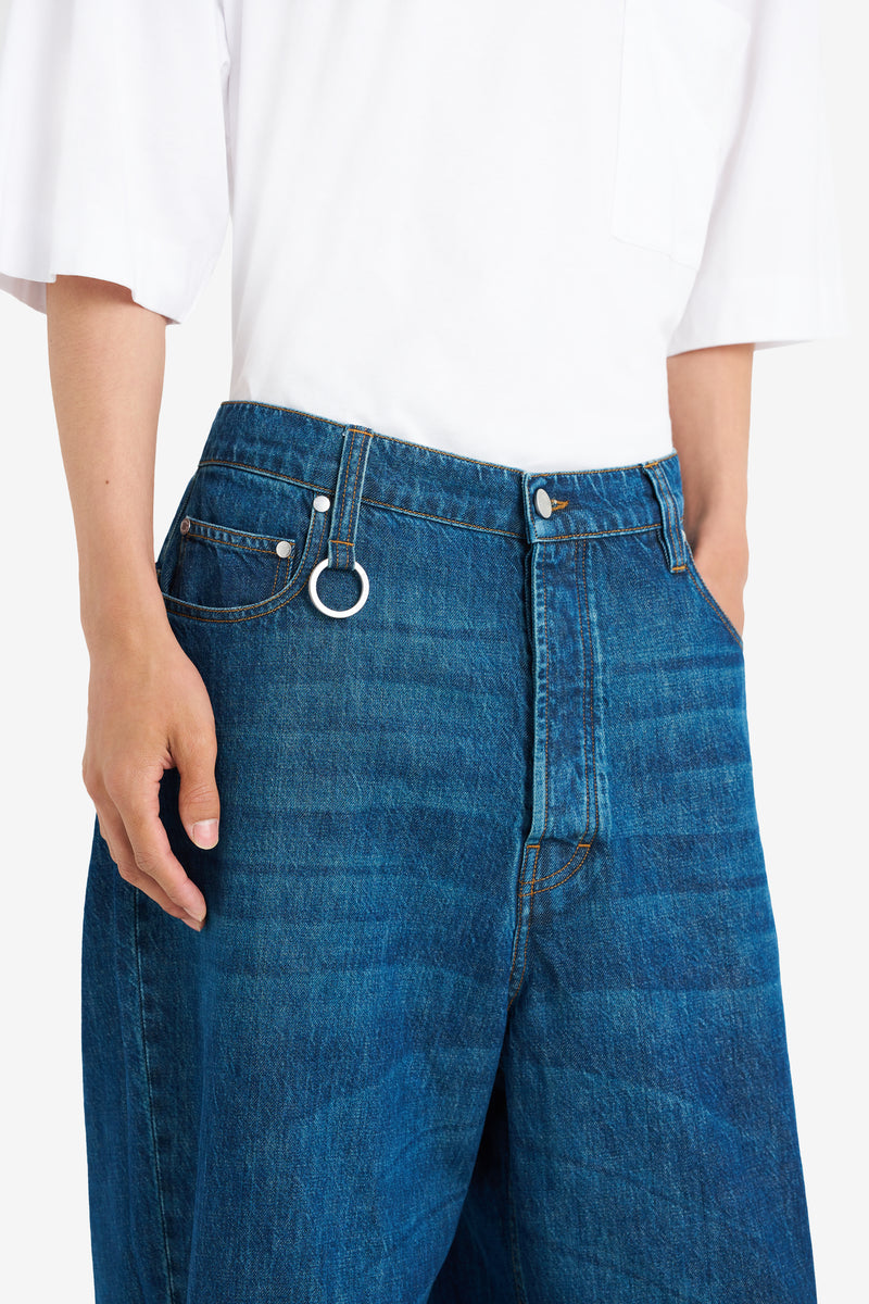 LOOSE JEANS PANT BLUE BLUE 4