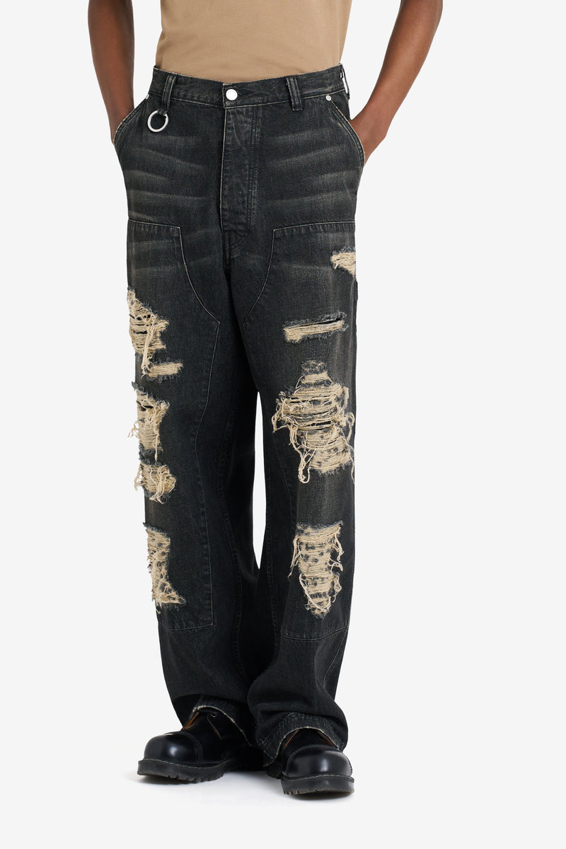 LOOSE CARPENTER PANT BLACK NOIR 3