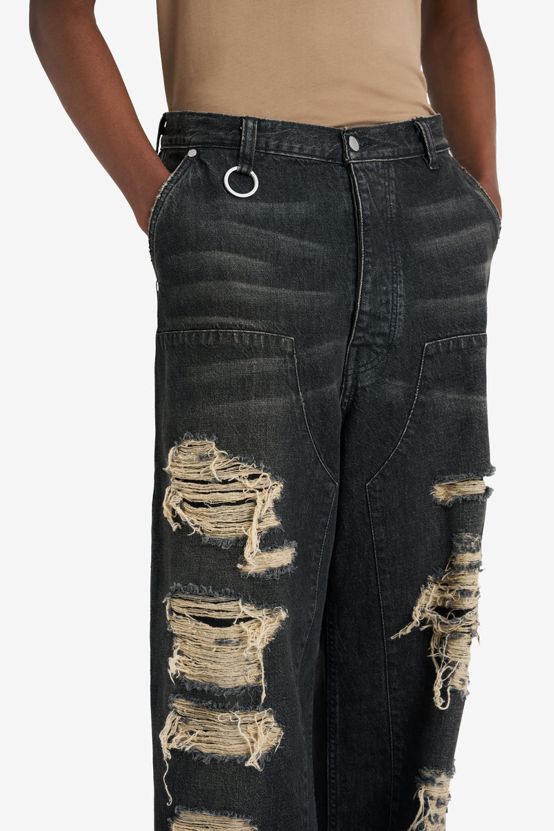 LOOSE CARPENTER PANT BLACK NOIR 4
