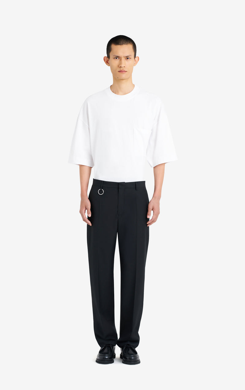 ETUDES STUDIO PANTALON DE COSTUME CAROTTE NOIR 2