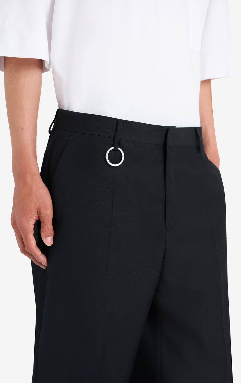 ETUDES STUDIO PANTALON DE COSTUME CAROTTE NOIR 4