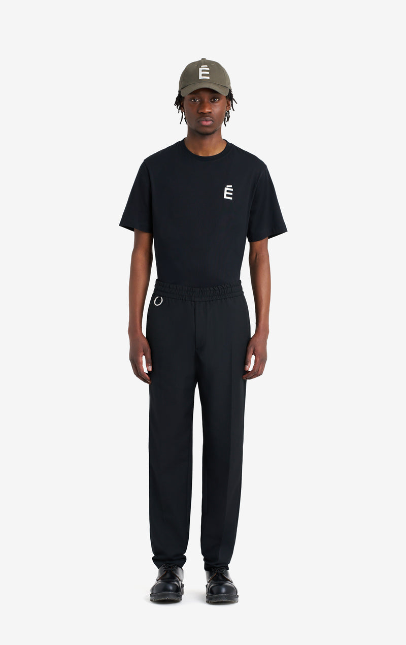 ETUDES STUDIO WAISTBAND SUIT PANT BLACK 2