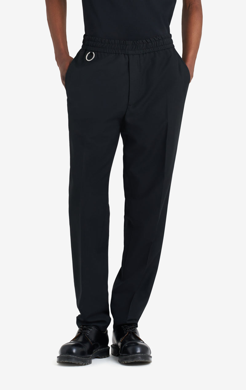 ETUDES STUDIO WAISTBAND SUIT PANT BLACK 3