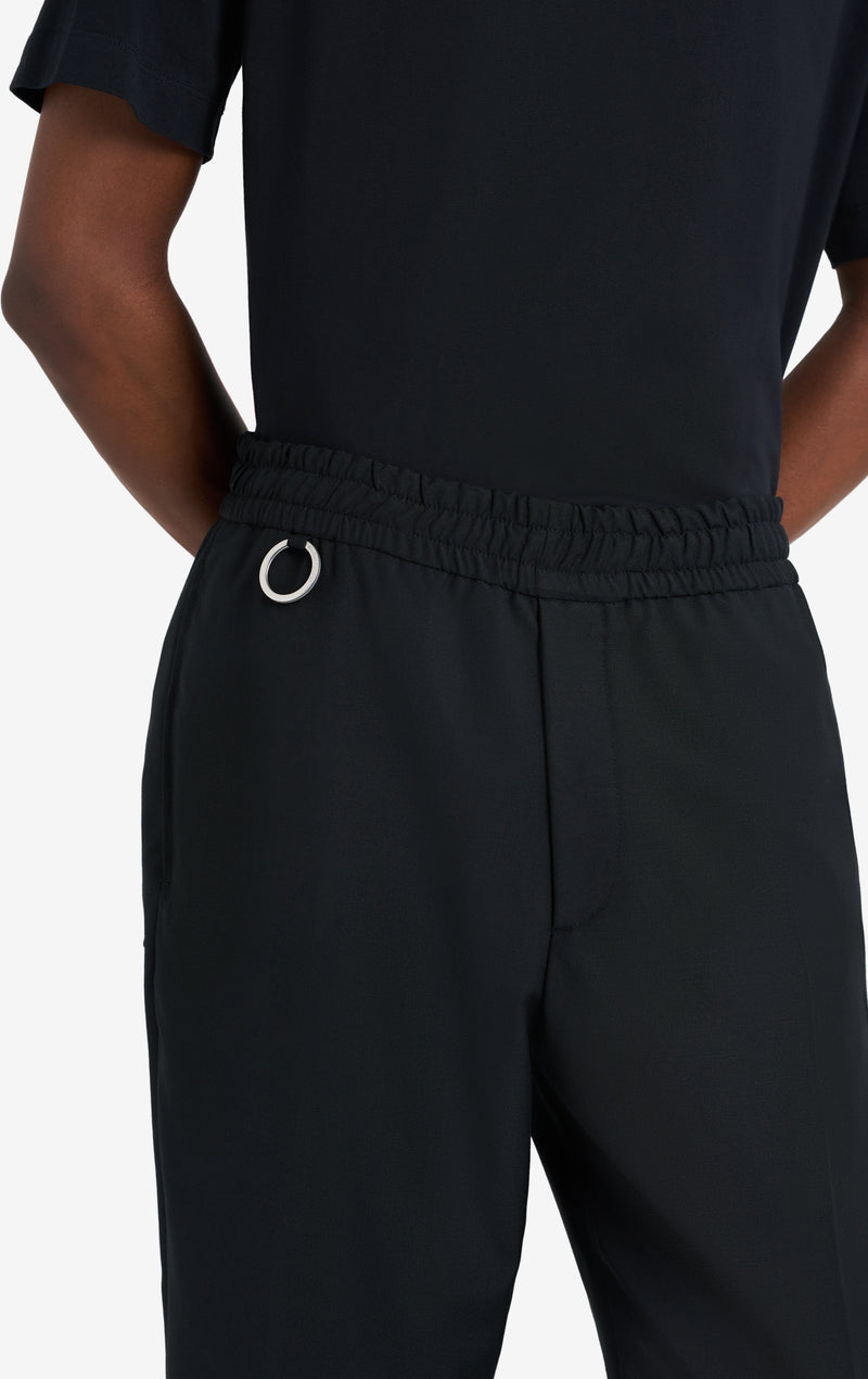 ETUDES STUDIO WAISTBAND SUIT PANT BLACK 4