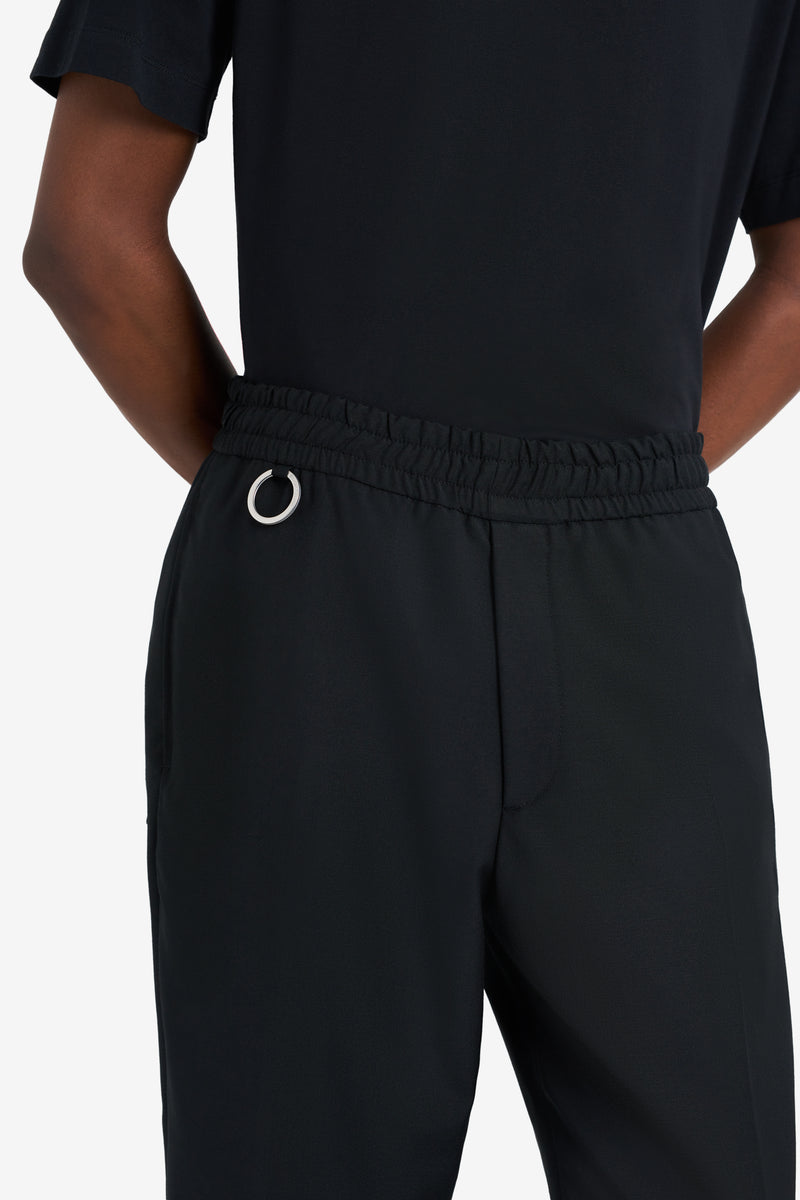 WAISTBAND SUIT PANT BLACK BLACK 4