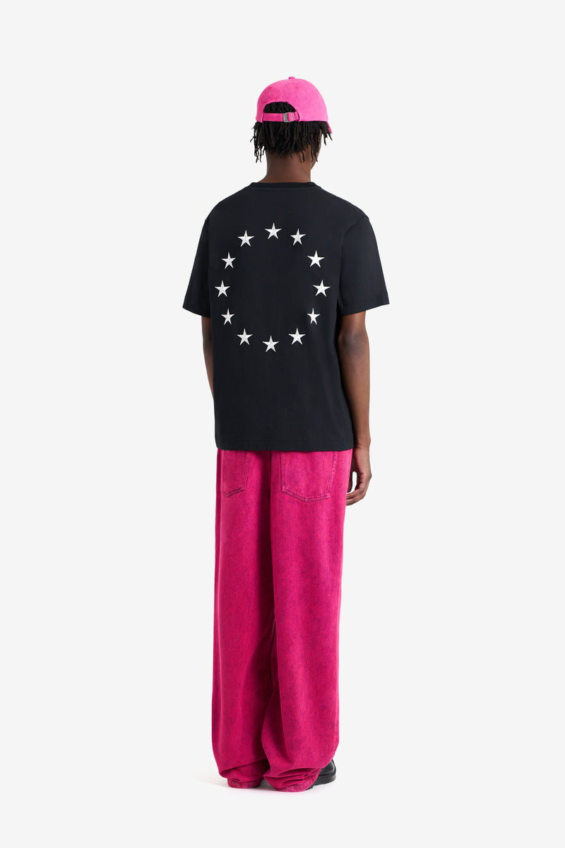 REGULAR TEE SHIRT EUROPA BACK BLACK  4