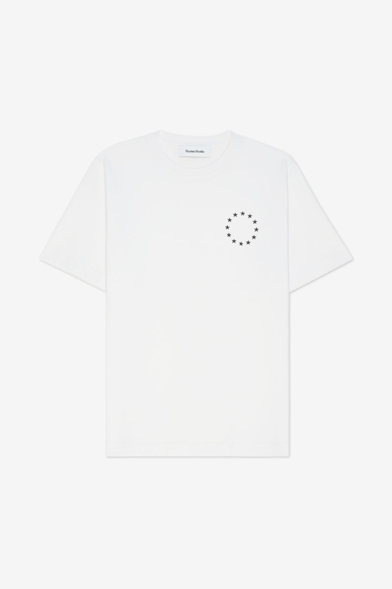 REGULAR TEE SHIRT EUROPA BACK WHITE WHITE 1