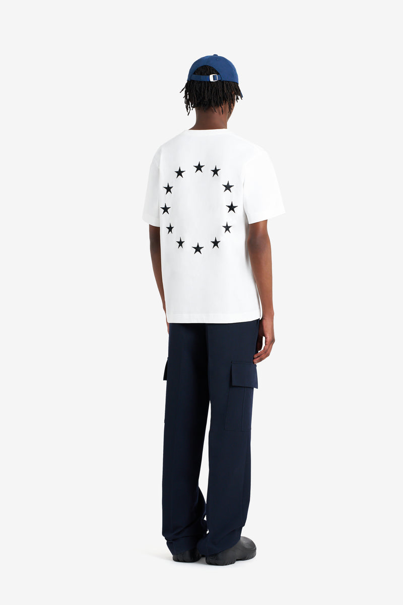 REGULAR TEE SHIRT EUROPA BACK WHITE WHITE 4