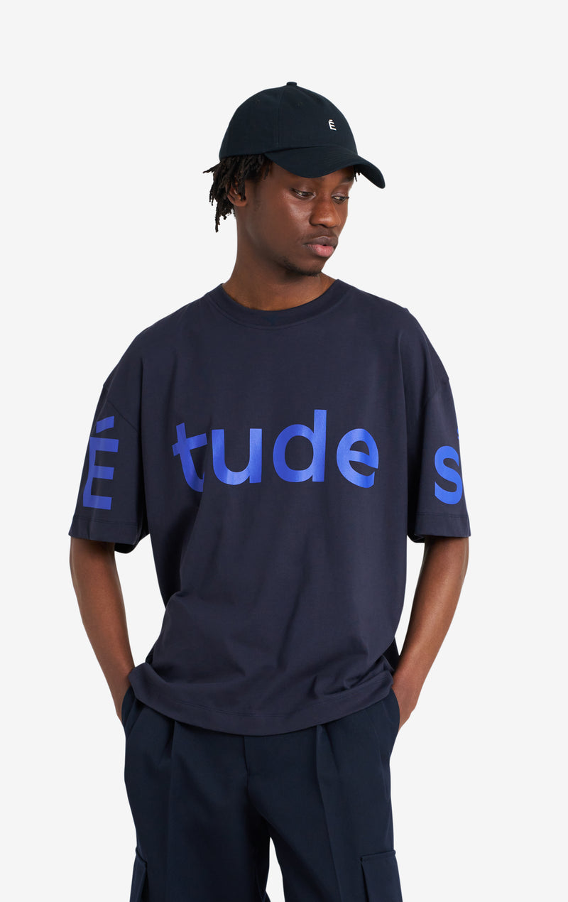 RELAX TEE SHIRT BIG ETUDES STUDIO NAVY 3