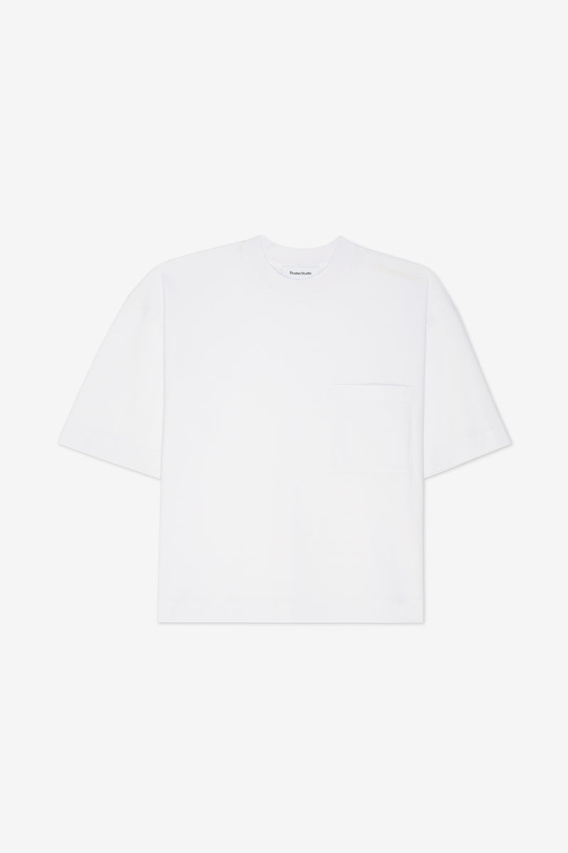 OVERSIZE POCKET TEE SHIRT WHITE WHITE 1
