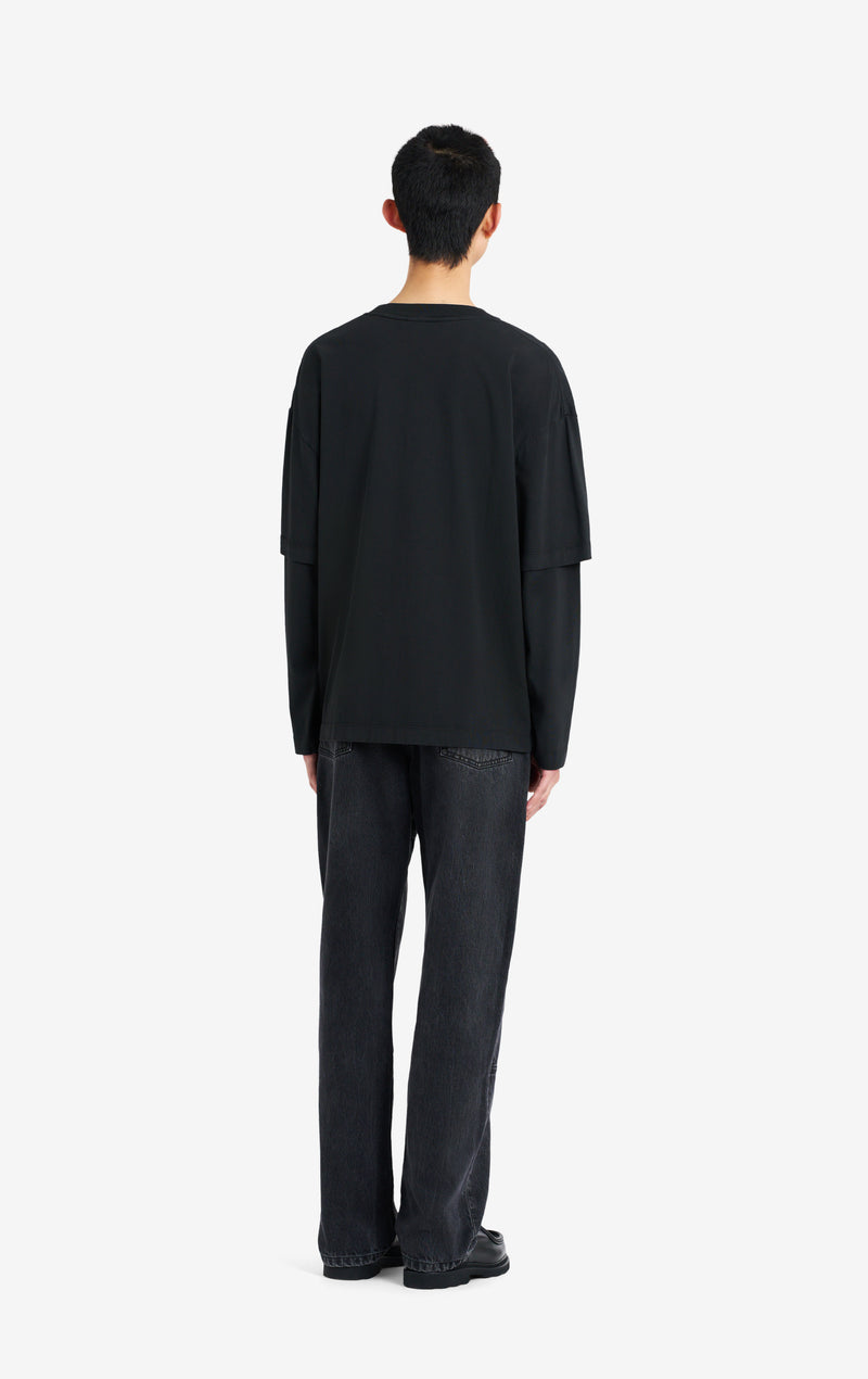 ETUDES STUDIO DOUBLE S TEE SHIRT CRIME BLACK 4