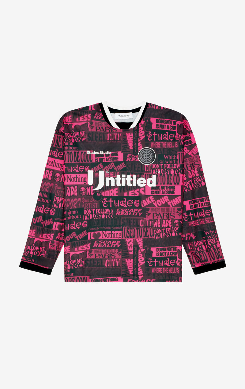 ÉTUDES STUDIO SOCCER TEE SHIRT PINK 1