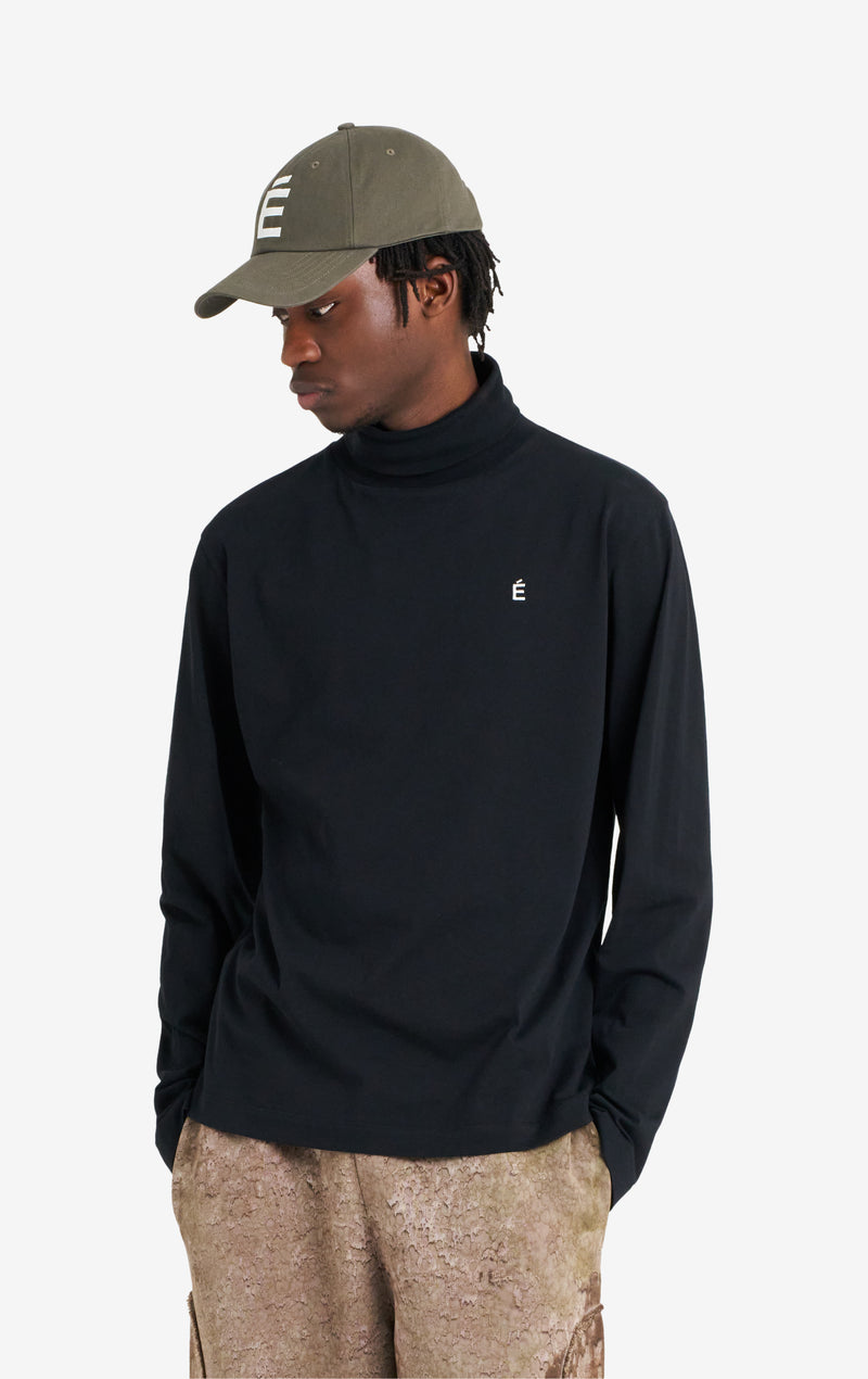 ETUDES STUDIO TURTLE NECK TEE SHIRT E BLACK 3