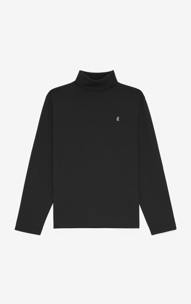 ETUDES STUDIO TURTLE NECK TEE SHIRT E BLACK 1