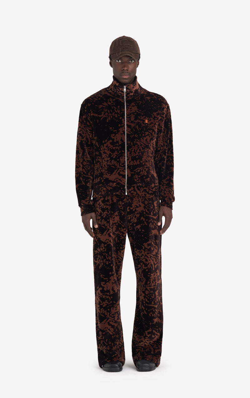 CLAIRE TABOURET + ETUDES STUDIO TRACKJACKET DARK BROWN 3