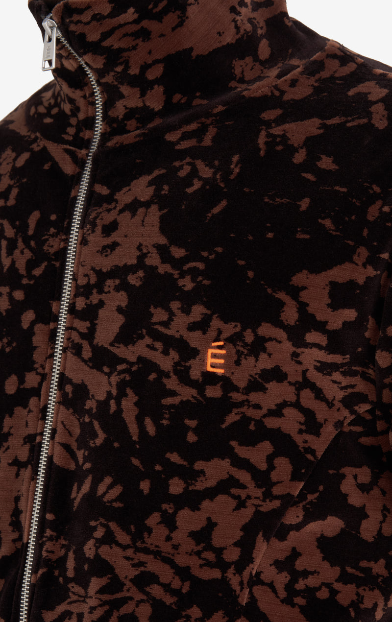 CLAIRE TABOURET + ETUDES STUDIO TRACKJACKET DARK BROWN 6