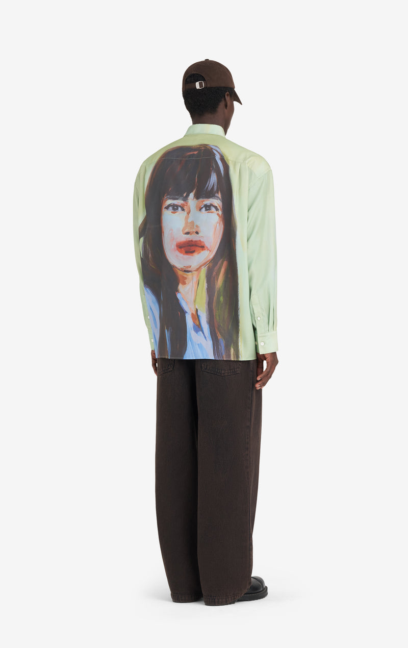 CLAIRE TABOURET + ETUDES STUDIO SHIRT GREEN 6