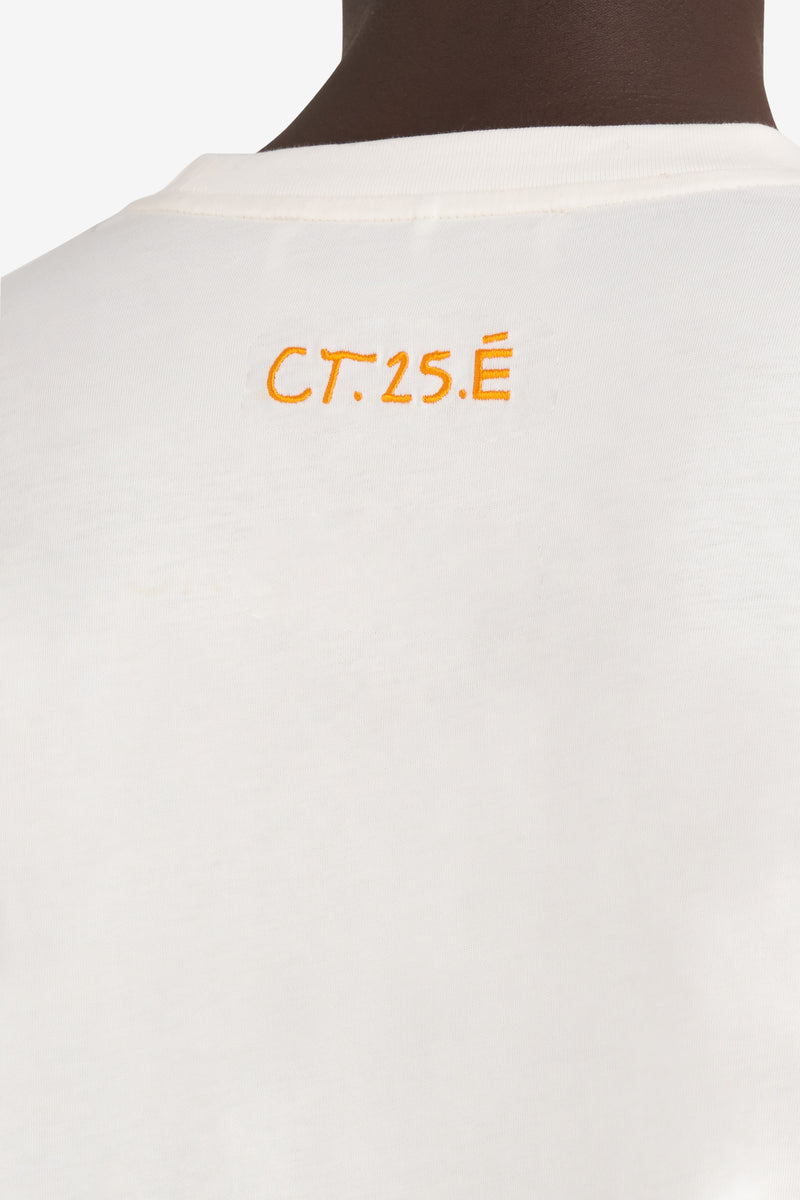 REGULAR T-SHIRT CLAIRE TABOURET IVORY 8
