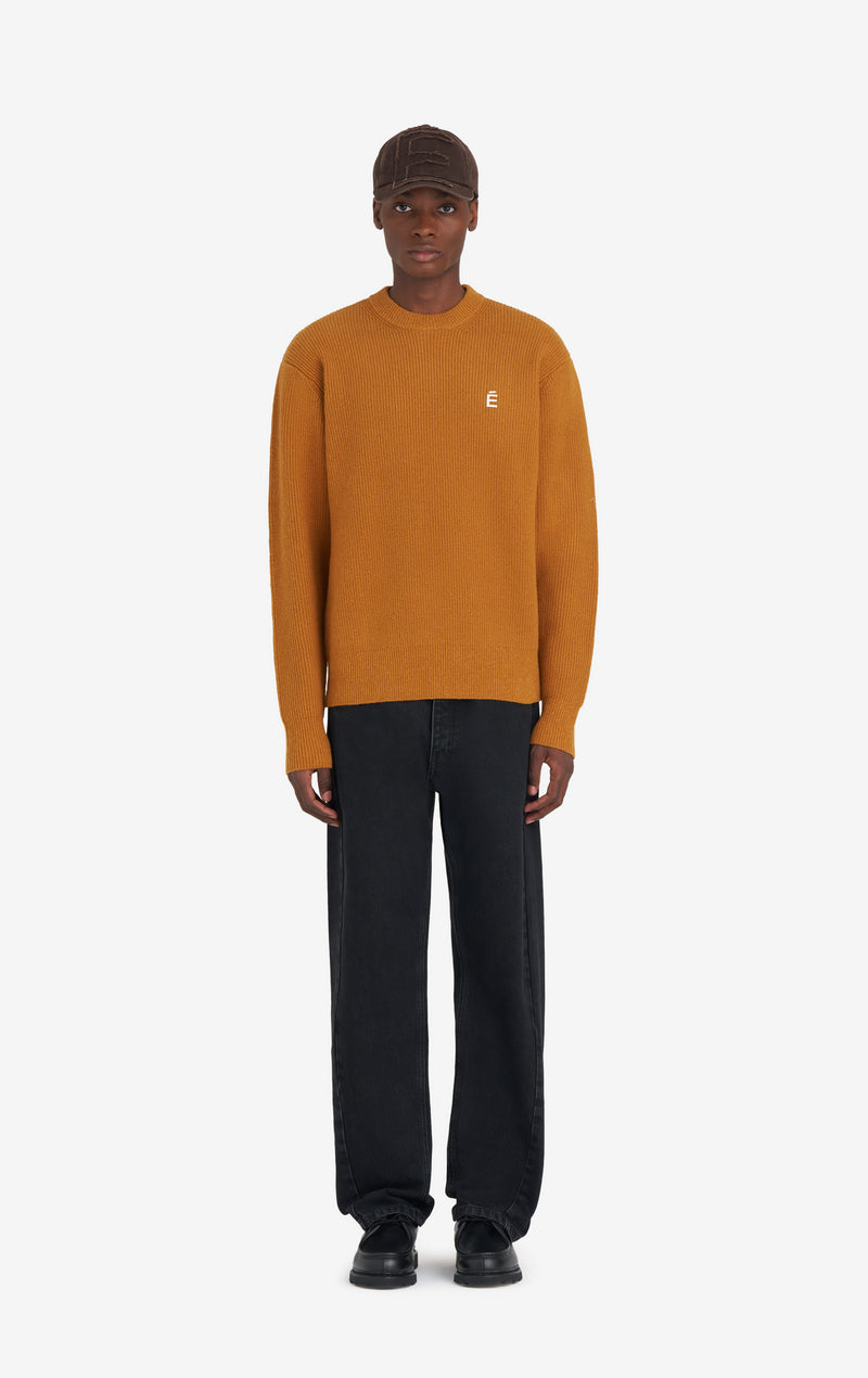 ETUDES STUDIO REGULAR ROUND NECK E CAMEL 3