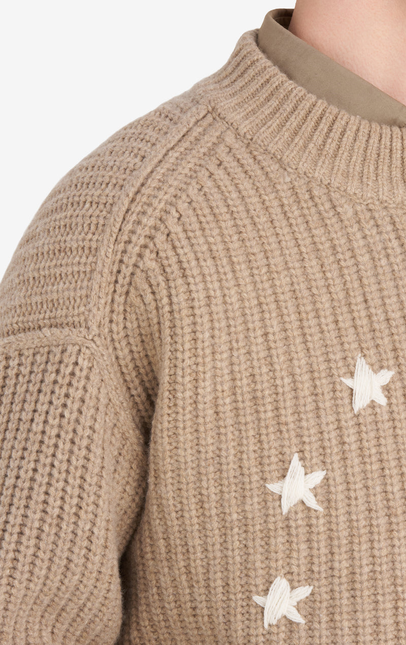 ETUDES STUDIO RIBBED ROUND NECK EUROPA BEIGE 5