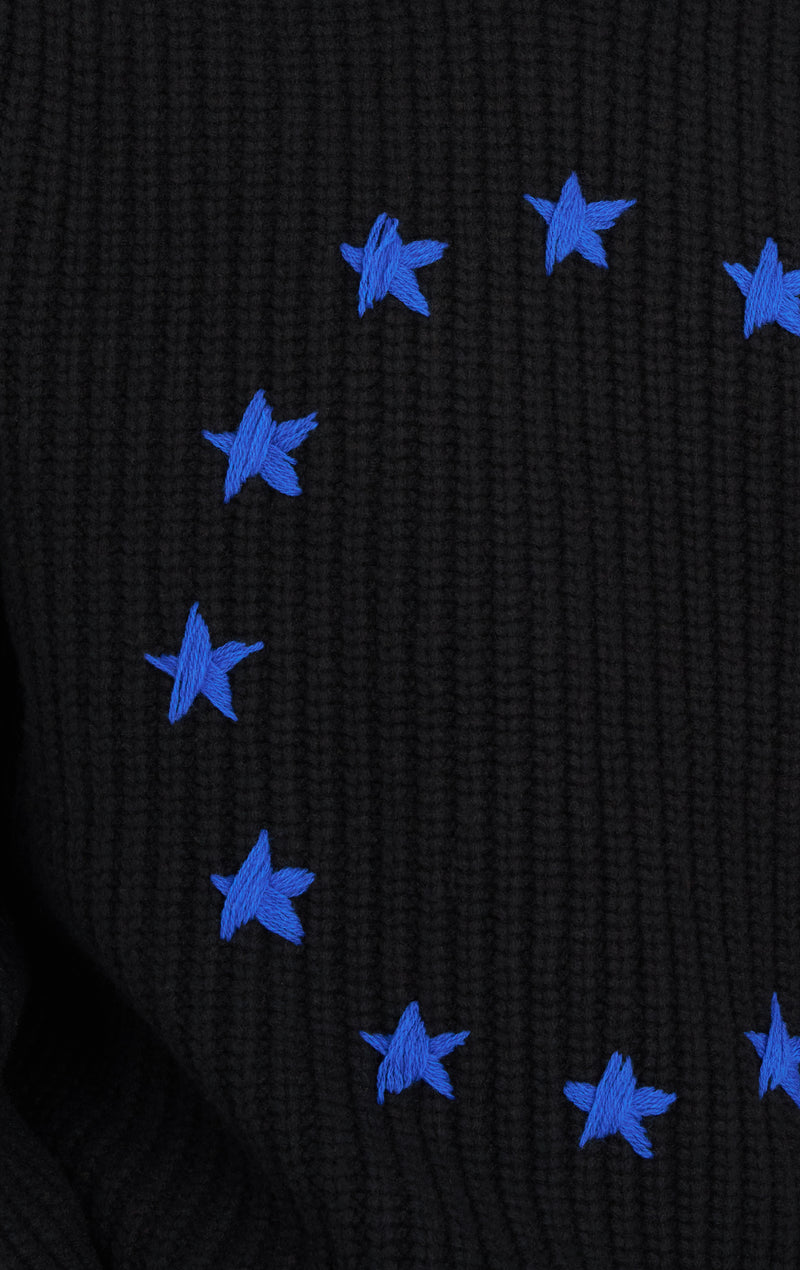 ETUDES STUDIO RIBBED ROUND NECK EUROPA BLACK 5