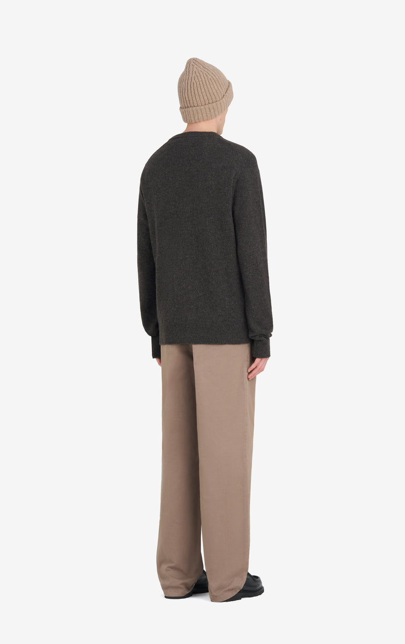 ETUDES STUDIO YAK ROUND NECK SIGNED DARK GREY 4