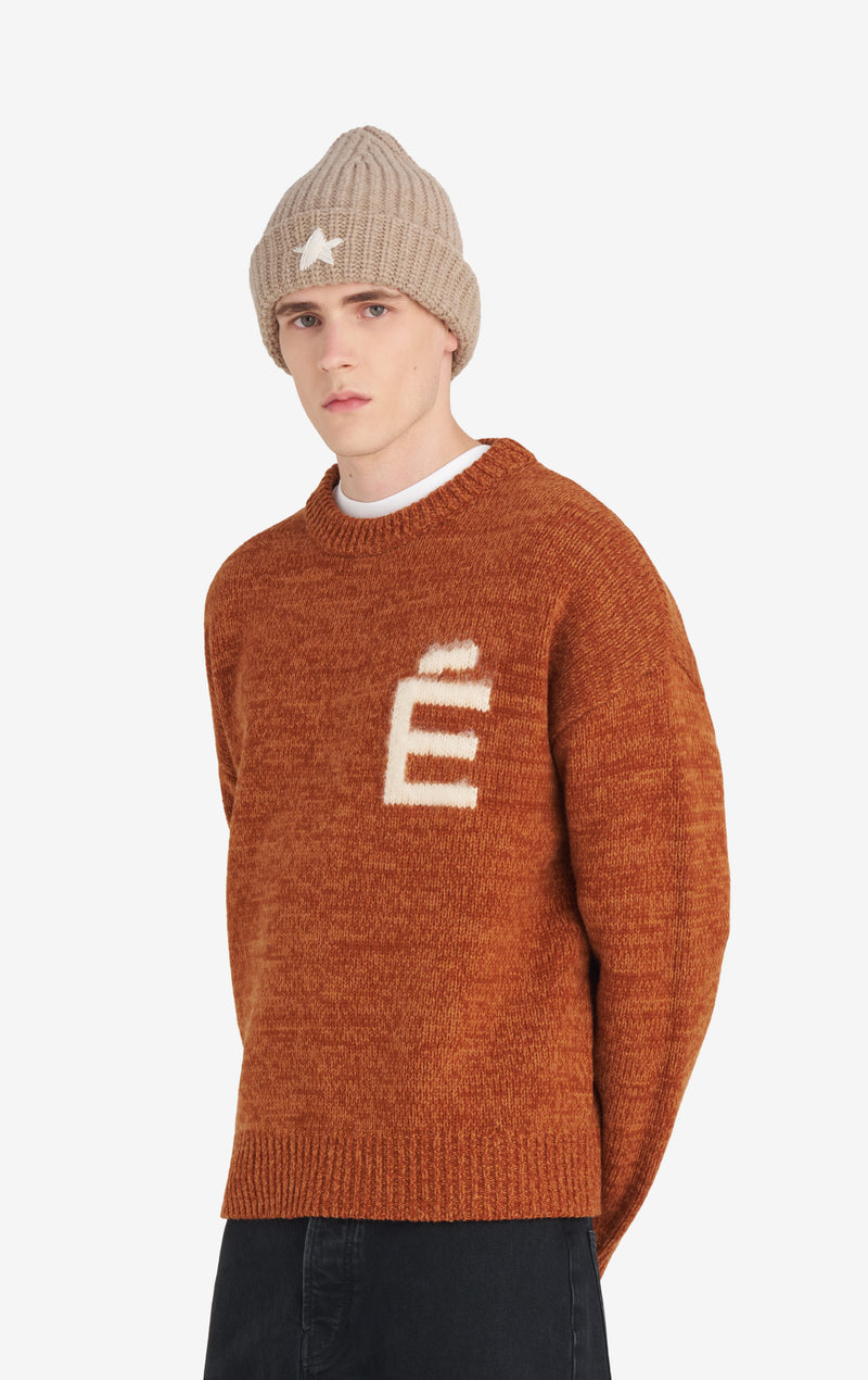 ETUDES STUDIO ROUND NECK SWEATER E CAMEL 2