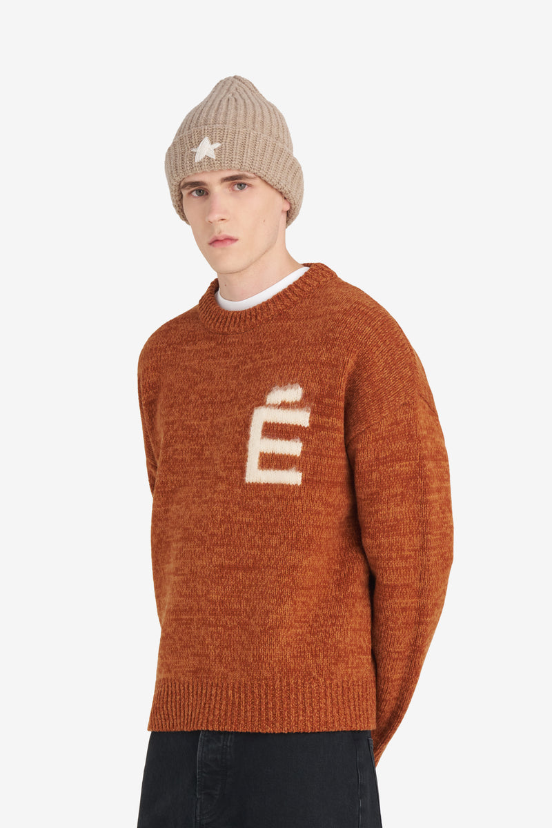 ROUND NECK SWEATER É CAMEL 2